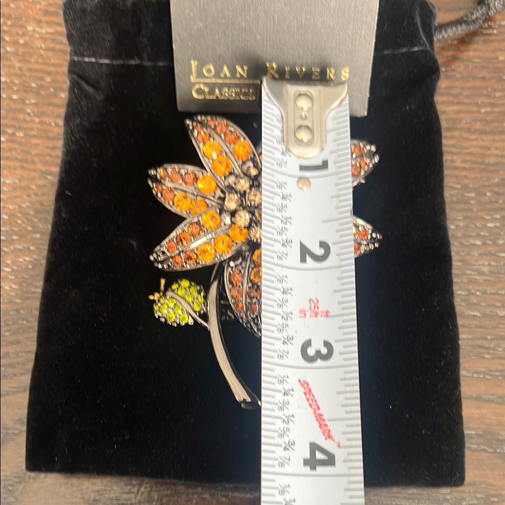 Joan Rivers Multicolor Floral Brooch - Picture 3 of 7